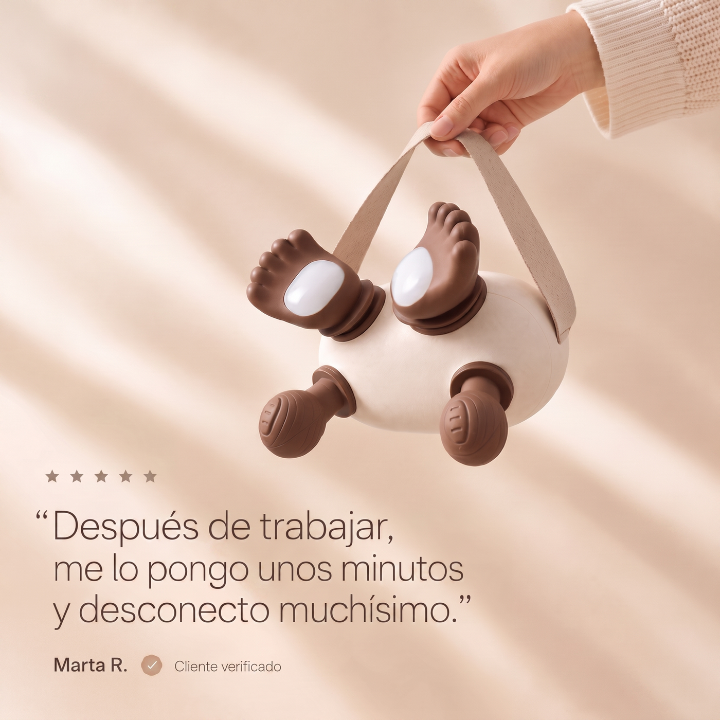 Masajeador Cervical Efecto Manos Reales